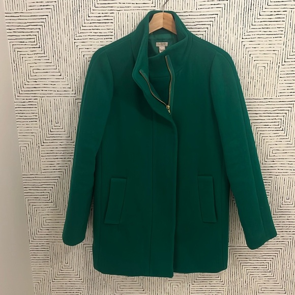 Gorgeous jade green Cocoon coat - Picture 1 of 6